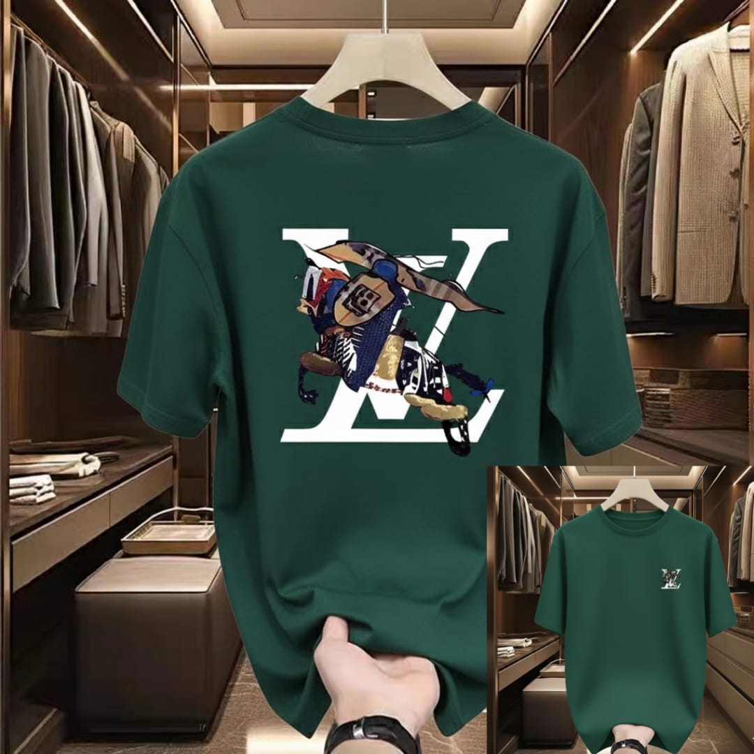 Premium China Drop-Shoulder T-Shirts green Copy